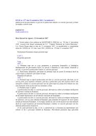 Legea 677 Din 2001 Actualizata