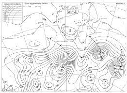 Winter Synoptic Weather Map South African Weather Service - Synoptic Chart For 2019/07/11 Showing The  Weak Cold Front Moving South Later Today Meaning No Rain To The Western  Cape. High Pressure Over The Interior Is Resulting