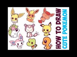 In pokemon baby chibi course #2 and #3, they will learn a variety of other characters. How To Draw Pokemon Characters Cute Chibi Kawaii Baby Easy Step By Step Drawing Tutorials Youtube