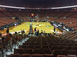 frank erwin center section 43 texas basketball