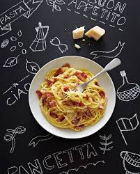 Spaghettis Carbonara A La Pancetta Pour 4 Personnes Recettes Elle A Table Recette Spaghetti Carbonara Carbonara Recettes De Cuisine