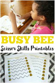 Provide the correct scissors for your child's age and ability, and then find below a range of worksheets which will help your children practise their cutting skills. Free Busy Bee Scissor Skills Worksheets