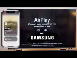 How To Use Apple Airplay On Samsung Tv Youtube