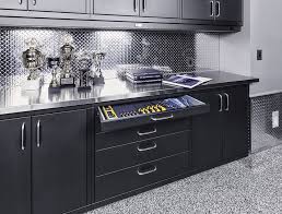 Available in several colors, this tile is the perfect floor for any garage or workshop floor. The Underground Garage Makeover