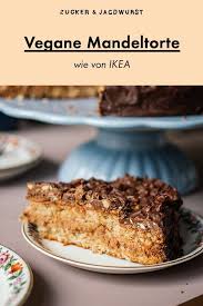 Vegane Mandeltorte Mit Nougatcreme Und Erdnussen Rezept In 2020 Rezepte Vegane Desserts