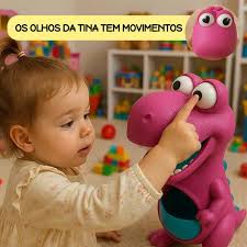 Boneco Infantil Tina Rex Papa Tudo Dinossauro Acessorio Elka