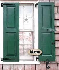 Shutter dogs (tiebacks) shutter hinges + strap hinges. Decorative Hardware For Window Shutters
