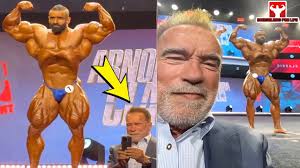 Arnold Schwarzenegger Filming Hadi Choopan WINS Arnold Classic