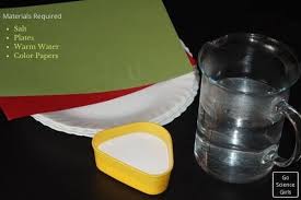 Stir salt into boiling hot water until no more salt will dissolve (crystals start to appear at the bottom of. How To Grow Salt Crystals At Home With Salt Water Go Science Girls