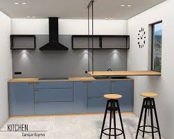 3D model kitchen with hanging table 3d model VR / AR / low-poly | CGTrader