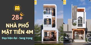 Tổng hợp 28+ mẫu nhà phố mặt tiền 4m đẹp hiện đại sang trọng