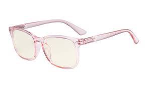Computer Reading Glasses Blue Light Filter Uv420 Protection Square Nerd Readers Pink 3 50 In 2020 Computer Reading Glasses Computer Glasses Stylish Reading Glasses