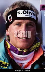 Alpine Ski World Cup 1991/1992 Kitzbuehel Slalom 13.01.1991 William BESSE  (Switzerland) PHOTO: WEREK Press Photo Agency xxNOxMODELxRELEASExx  [automated translation]- AUSTRIA OUT Stock Photo