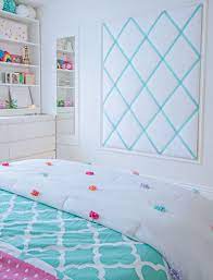 Diy Ribbon Memo Board Easy Tutorial For Any Size Bulletin Board Tween Girl Bedroom Girls Bedroom Makeover Tween Girls Bedroom Makeover