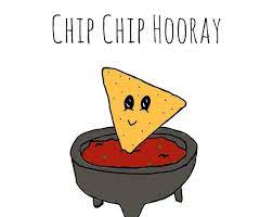 I Value Our Friend Chip Chips And Salsa Pun Greeting Card Etsy Birthday Card Puns Funny Food Puns Punny Cards