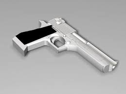 The most common digital gun material is paper. Desert Eagle Handgun Free 3d Model Max Vray Open3dmodel 121266