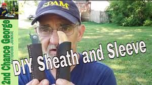 Simple DIY Leather Sheath and Sleeve For your Folding Pocket Knife