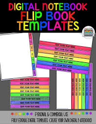 Digital Interactive Notebook Flip Book Templates For Personal And Commercial Use Flip Book Template Digital Interactive Notebook Interactive Notebooks