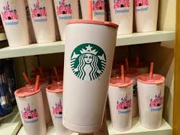 In june, the first starbucks location opened at disney california adventure park in the fiddler, fifer and practical café and is already a guest favorite. Photos New Pink Sleeping Beauty Castle Starbucks Tumbler Arrives At Disneyland Resort Wdw News Today