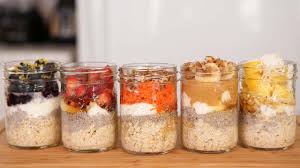 ⅓ cangkir yogurt greek polos ½ cangkir oatmeal 5 sendok susu sapi segar atau. Overnight Oatmeal 5 Delicious Ways Youtube