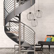 When spiral staircases get above 8' in diameter, we can add an inside stringer and railing and change this spiral to a double helix (shown in photo). Classic Spiral Stair Kit Rollastep