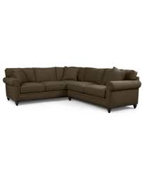 Martha Stewart Fabric Sectional Sofa Club Custom Colors 109 W X 100 D X 38 H Sectionals Furniture Macy Fabric Sectional Sofas Sectional Sofa Sectional