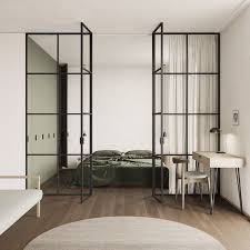 3 Small Space Apartment Innenraume Unter 50 Quadratmetern 540 Quadratmeter Mit Layout In 2020 Innenraum Schlafzimmer Design Layout