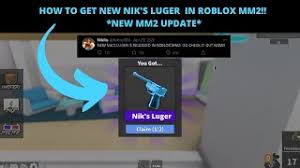 The sugar is the only minigun in mm2 but it is. Free Nik S Luger Code In Roblox Mm2 Brand New Ancient Weapons Most Rarest Weapons In Mm2 Youtube