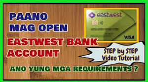 Последние твиты от eastwest bank (@eastwestbanker). How To Open Eastwest Bank Account Eastwest Savings Passbook Atm Account Youtube