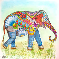 From Animal Kingdom Coloring Book Derwent Coloursoft Pencils Soft Pastels And Spica Glitter Pens Cizimler Hayvan Desenler
