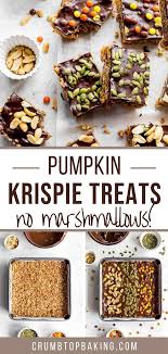 Pumpkin Spice Rice Krispie Treats Without Marshmallows Recipe In 2020 Rice Krispie Treats Krispie Treats Pumpkin Spice Rice Krispie Treats