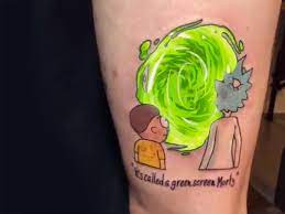 Creator of «rick and morty», royland himself voiced both characters. Ein Greenscreen Tattoo Mit Rick And Morty Das Vollig Neue Dimensionen Eroffnet