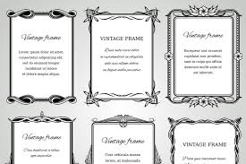 Maybe you would like to learn more about one of these? Retro Classic Borders And Calligraphic Old Wedding Photo Frames Vector By Microvector Thehungryjpeg Com