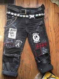I Posted On Here A While Ago Here S An Update On My 5ish Year Old Crust Pants Will Follow Up With The Back Of Them The Punk Outfits Punk Fashion