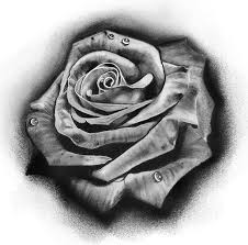 Tattoo Design Rose By Badfish1111 Deviantart Com On Deviantart Rose Drawing Tattoo Black And Grey Rose Tattoo Rose Tattoo Stencil