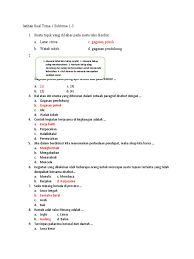 Play this game to review world languages. Latihan Soal Tema 1 Subtema 1