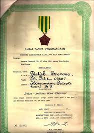 We did not find results for: Satya Lencana Wira Dharma Penghargaan Bagi Prajurit Satya Lencana