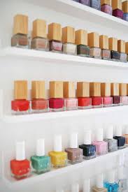 Even nail art divas need to stay organized! Easy Custom Nail Polish Shelves A Beautiful Mess
