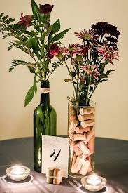 20 Creative Diy Wine Bottle Wedding Centerpieces For Your Big Day Oh Best Day Ever Wine Bottle Wedding Centerpieces Wine Theme Wedding Wedding Wine Bottles