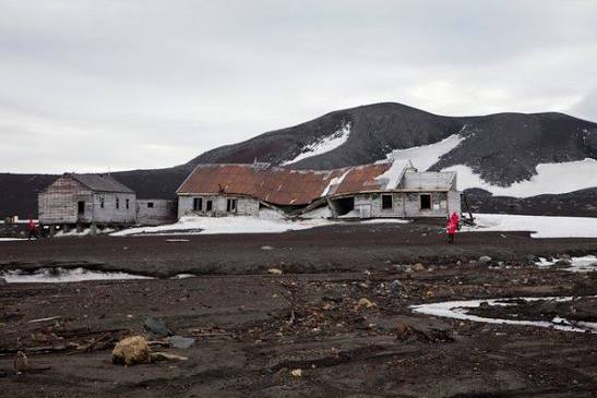 Deception Island in Antarctica