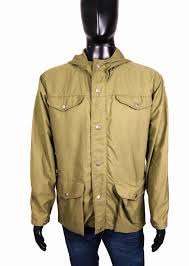 Details About Fjallraven Mens Outdoor Jacket Hood Khaki Size 50