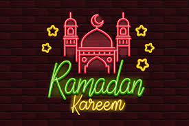 Vector Neon Banner Ramadan Kareem By Toozdesign On Creativemarket Ramadan Kareem Ramadan Ramadan Kareem Vector