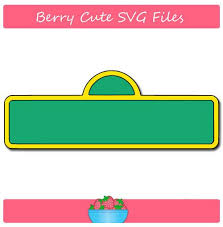 Sesame Street Sign Svg File By Berrycutesvgfiles On Etsy Sesame Street Signs Street Signs Sesame Street