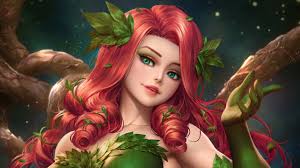 Wallpapers for theme pamela isley. 829408 4k Poison Ivy Pamela Isley Painting Art Heroes Comics Redhead Girl Fan Art Face Glance Mocah Hd Wallpapers