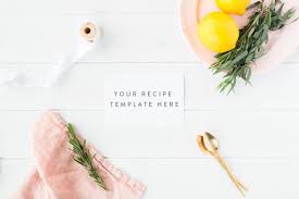 Bundle Recipe Card Mockups X 10 1 Styled Stock Photography Recipe Cards Styled Stock