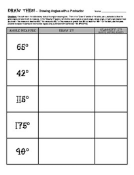 Draw This Drawing Angles With A Protractor Primary Teaching Maths Drawing Angles Angles Math