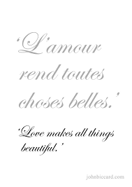 France love quotes with english translation. 3 Word Quotes French