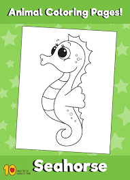 We have collected 36+ seahorse coloring page images of various designs for you to color. Seahorse Coloring Page Animal Coloring Pages 10 Minutes Of Quality Time