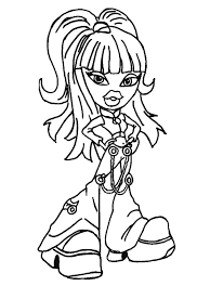 Bratz Coloring Pages Maleboger Kreativ Tegninger