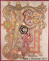 Book Of Kells The Restoration A Quilt By Mark Sherman Art Quilts The Quilt Show Applique Quilts